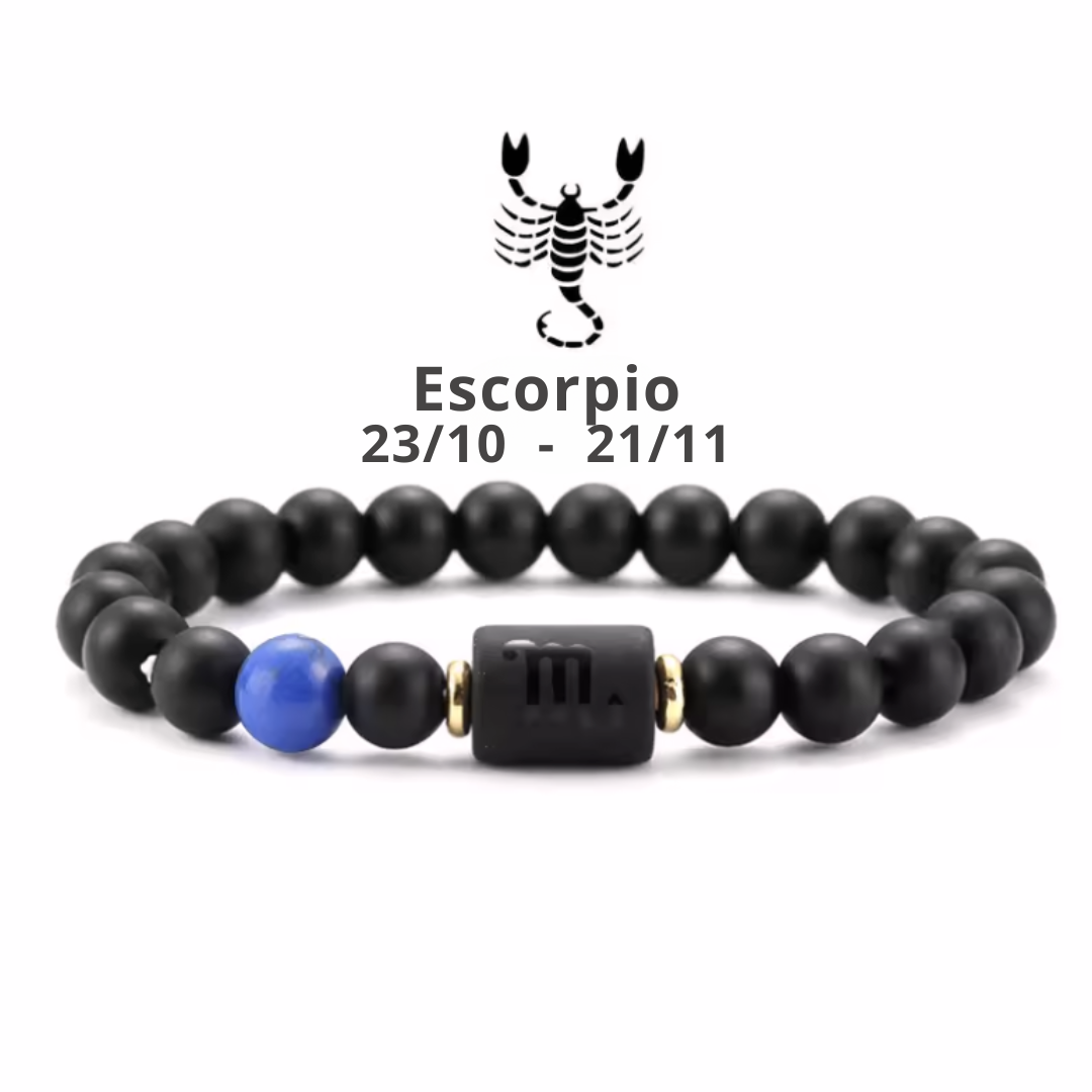 Pulsera Zodiacal con Piedra de tu Signo. 