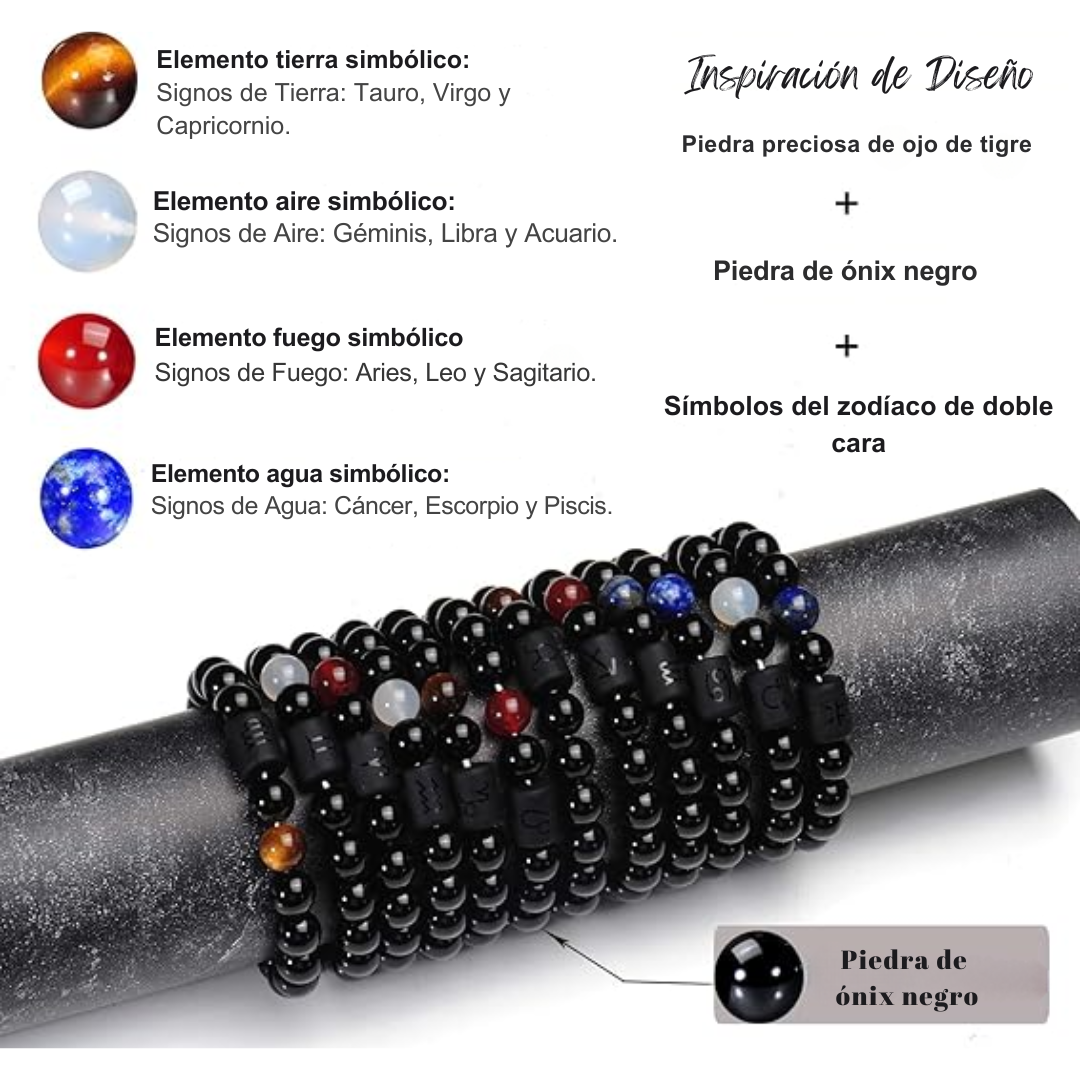 Pulsera Zodiacal con Piedra de tu Signo. 